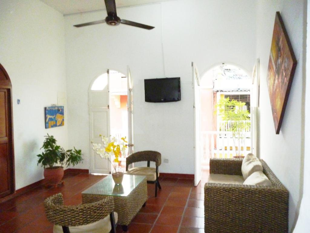 Hostal La Muralla Hotel Cartagena Bagian luar foto